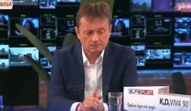שר ההשקעות הציבוריות של סרביה, דארקו גליסיץ', לקה בשבץ בשידור חי בטלוויזיה