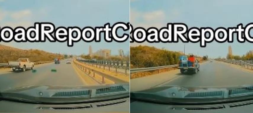 Störung auf der Autobahn von Limassol: Kisten fallen von fahrendem Fahrzeug