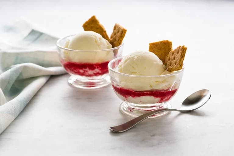 Συνταγή για σπιτικό παγωτό cheesecake