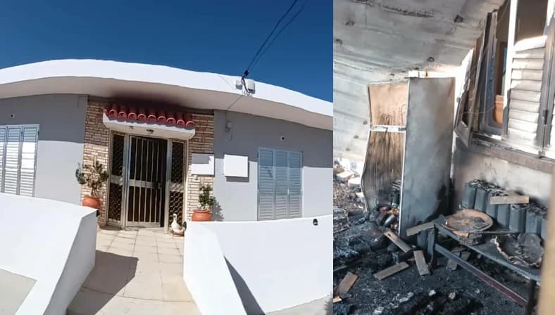 Κραυγή καρκινοπαθούς: Κάηκε το σπίτι της στις Κιβίδες και ζητά βοήθεια