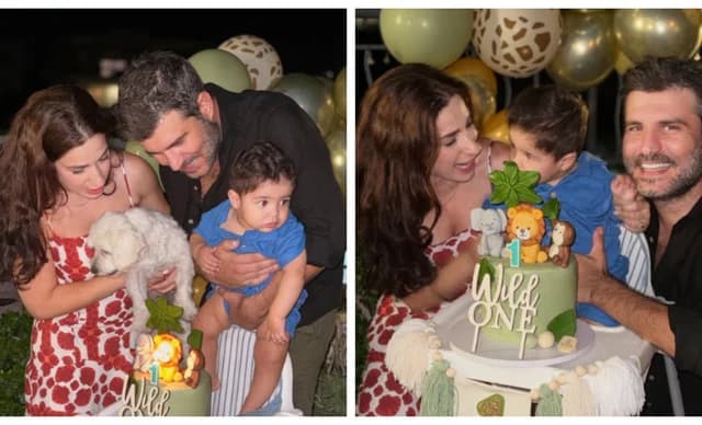Grigoris Georgiou y Marilia Charidimou: Celebran el primer cumpleaños de su hijo