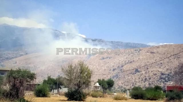 Feuer in Prodromos, Viotia – 112-Alarm ausgelöst