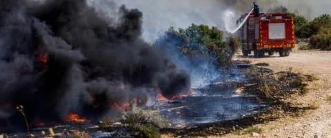 ETEK Damage Assessments for Fire-Affected Areas in Limassol Before August 15