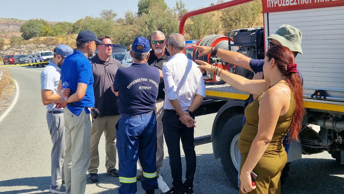 US-Experten untersuchen Brand in Limassol