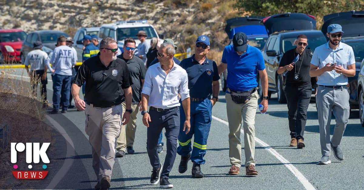 [VIDEO] US-Experten inspizieren „Ground Zero“ des Waldbrands in Limassol