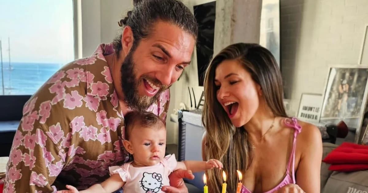Giorgos Koromi und Tina Triantafyllou feiern den Geburtstag ihrer Tochter