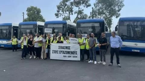 Larnaca: Oversight of Bus Drivers' Contracts to Continue