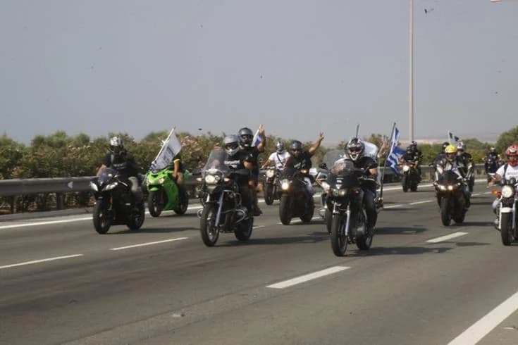 Πορεία μοτοσικλετιστών στη μνήμη Ισαάκ και Σολωμού