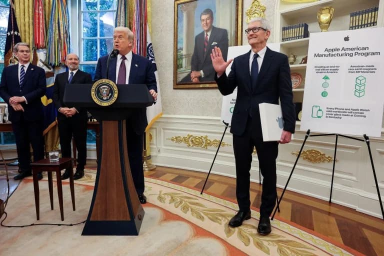 Apple Invierte 600 Mil Millones de Dólares para Ganarse el Favor de Trump