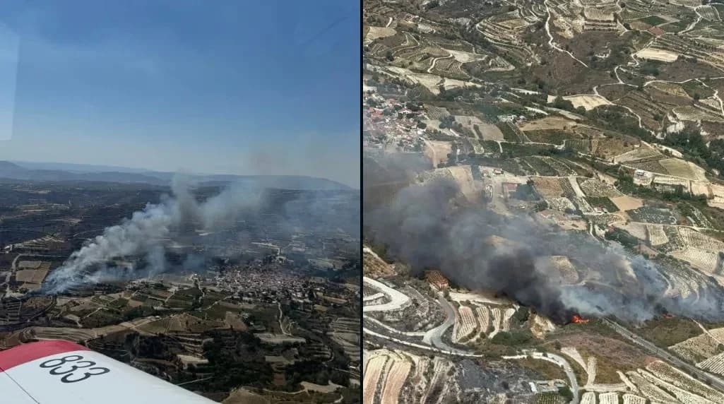 Incendio en Omodos se inició por basura, tres residencias afectadas