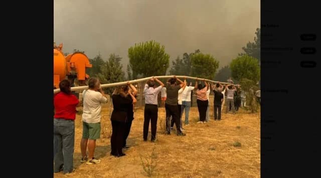 Τουρκία: Βελτιωμένη η εικόνα της πυρκαγιάς στο Τσανάκαλε - Άνοιξαν τα Δαρδανέλια