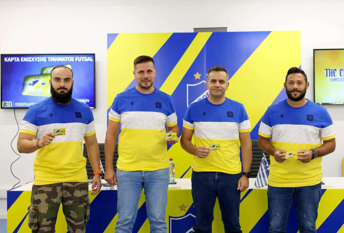 Κυκλοφορεί η κάρτα ενίσχυσης του τμήματος Φούτσαλ του ΑΠΟΕΛ