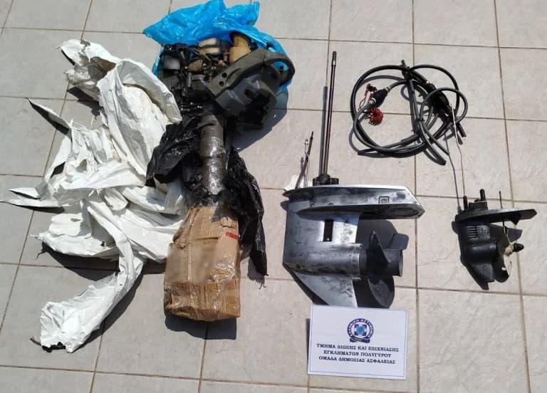 Jalkidiki: Desmantelada banda por robar motores de barcos