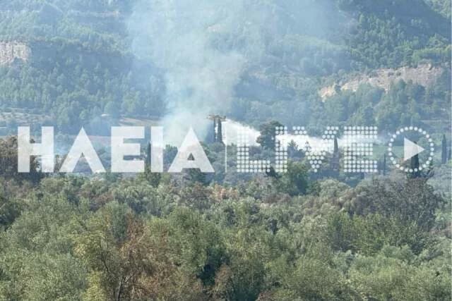 Feuer entfacht sich erneut in Helidoni, Antikes Olympia