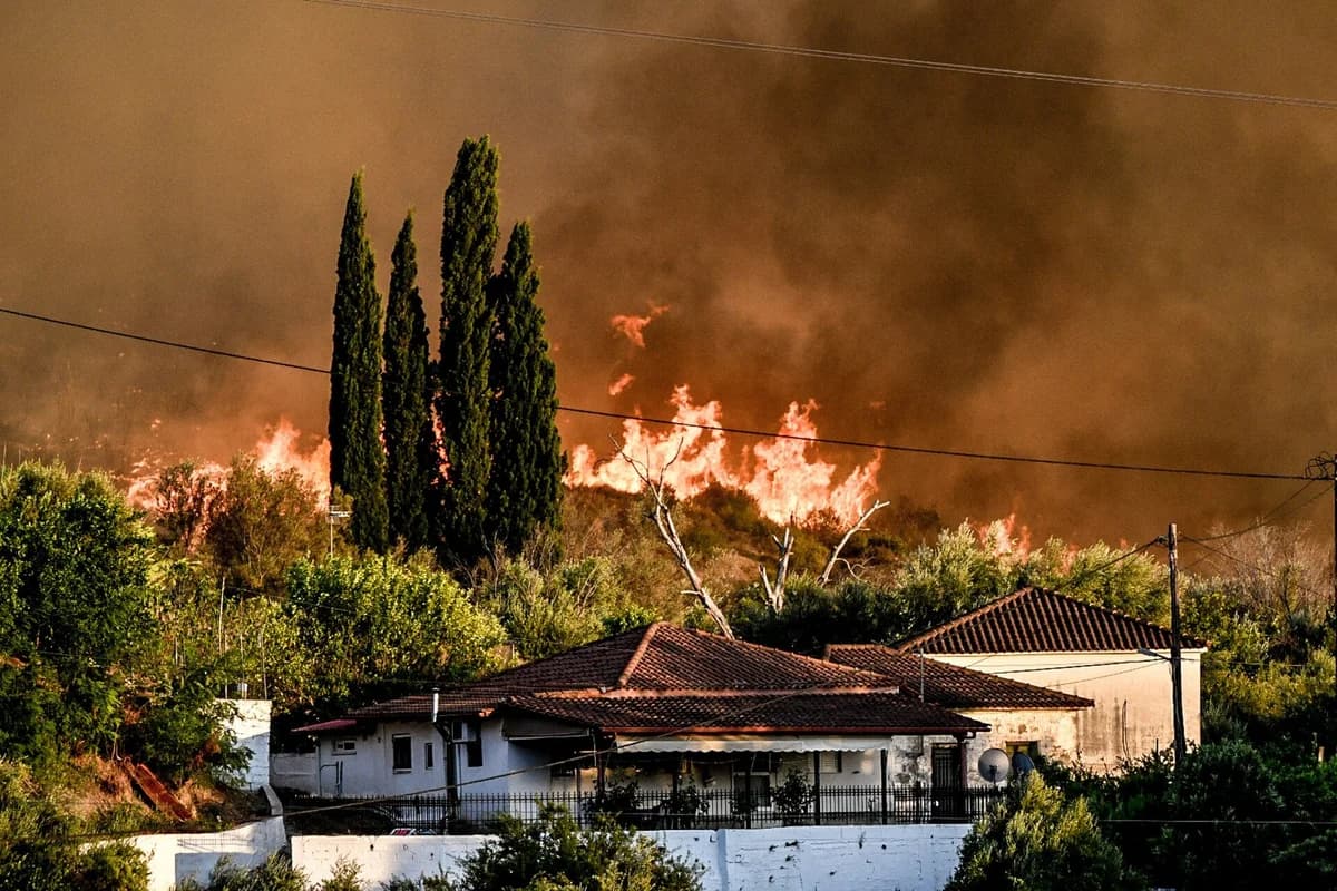 Feuer in Olympia flammt wieder auf