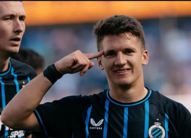 Christos Tzolis Anota de Nuevo para el Club Brugge (vid)