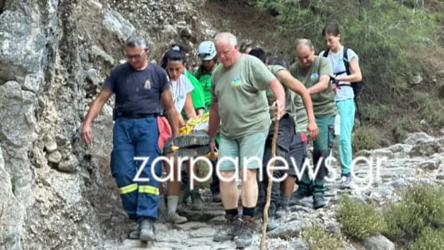 Rescate en la Garganta de Samaria: Hombre de 60 años transportado por 3 kilómetros