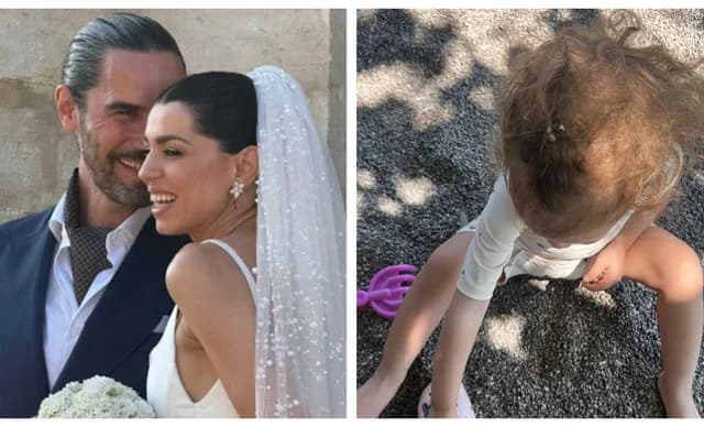 Klelia Yasemidou & Petros Athanasiou: Sweet family tattoo with their daughter