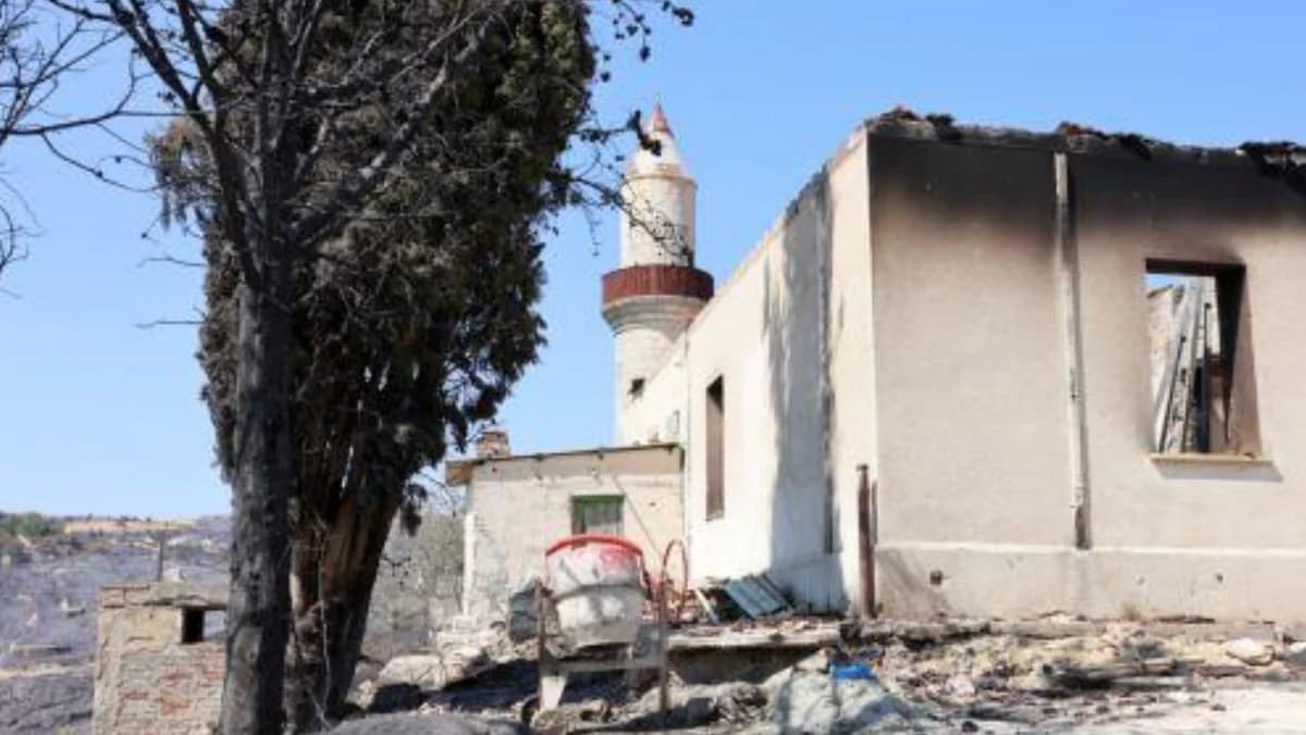 Ancient Monuments Damaged by Fire in Limassol Mountains