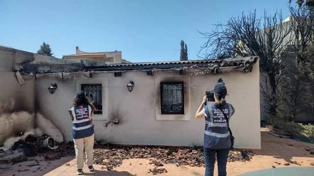 Katsafados-Treffen zu Brandschäden in Ost-Attika