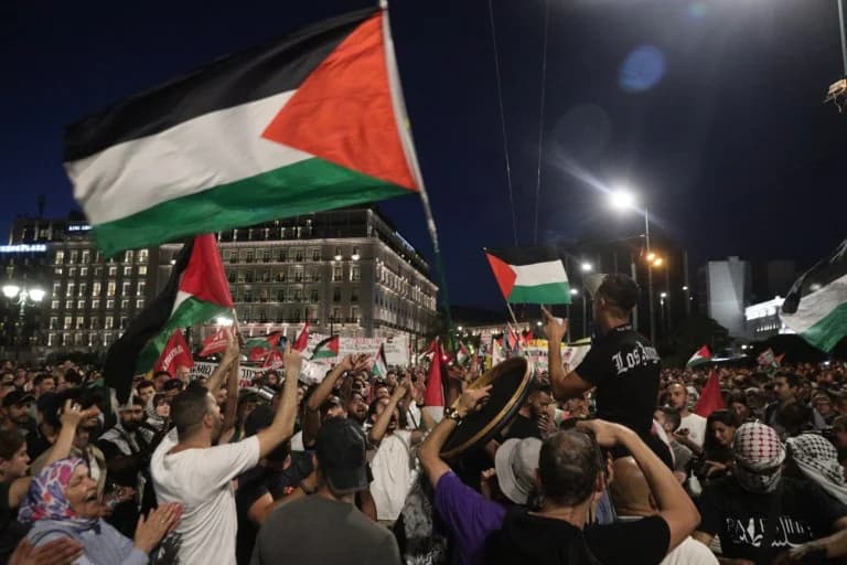 Nationwide Protests in Greece for Palestine – "No More Blood in Gaza"