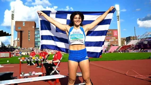 Leichtathletik-Europameisterschaft U20: Rafailidou gewinnt Gold im Kugelstoßen