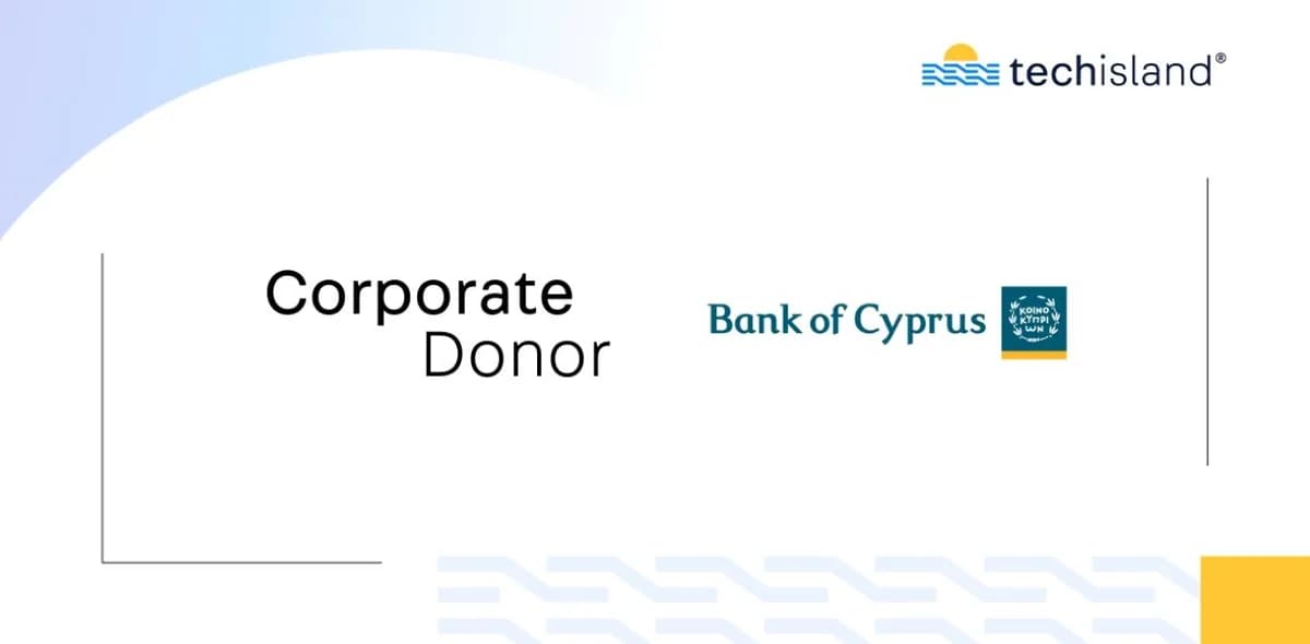 El Banco de Chipre invierte en el futuro de la tecnología apoyando a TechIsland