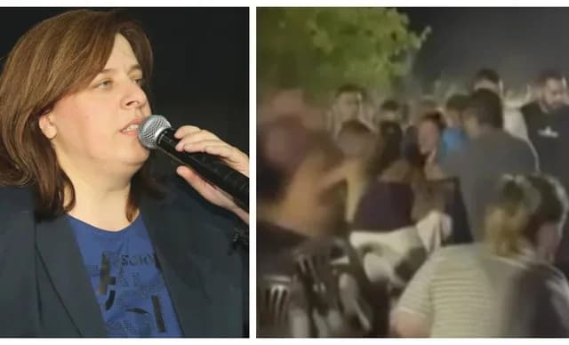 Gogo Tsampa: Brawl with chairs at a festival in Aetolia-Acarnania (Video)