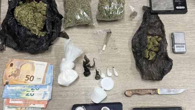 Heraklion: 3 Festnahmen wegen Drogen und Waffen