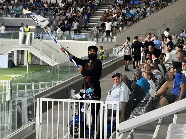 Priest Spotted Supporting Pafos FC at the Alphasmega Stadium