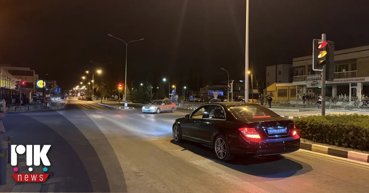 Αναπαράσταση τροχαίου δυστυχήματος στην Αγλαντζιά