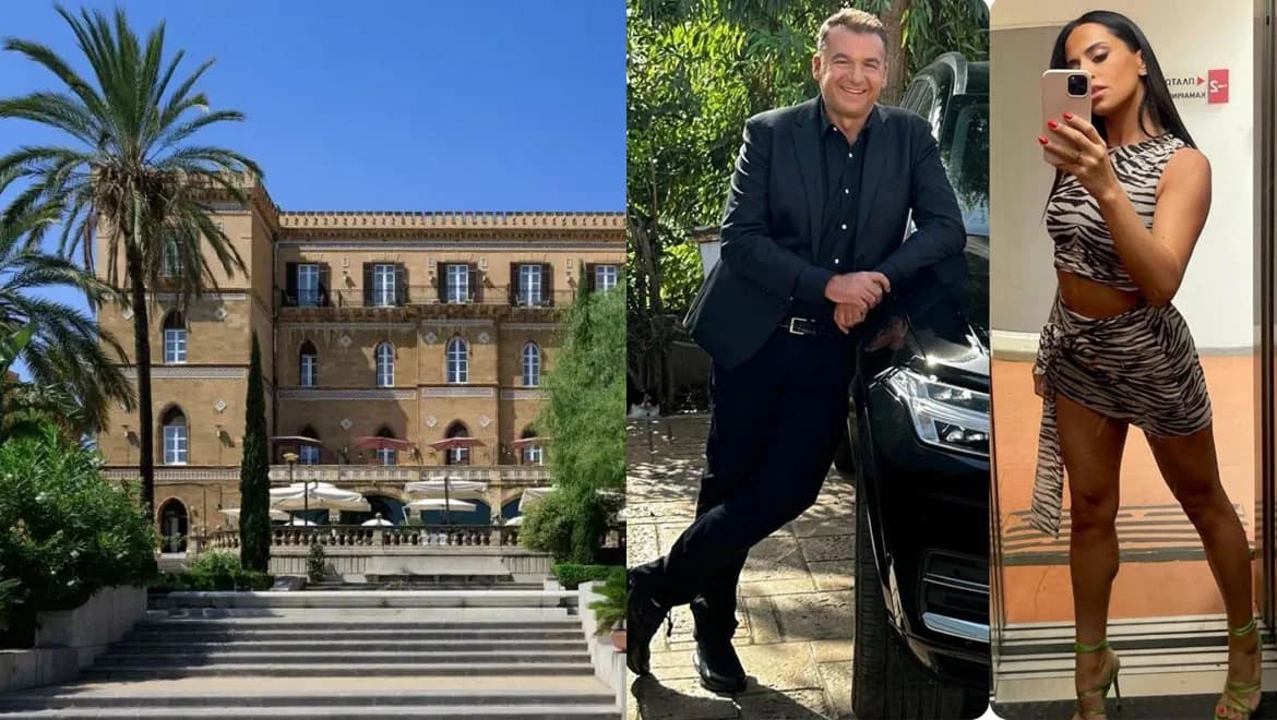 Giorgos Liagas & Maria Antona: Urlaub in Palermo, Aufenthalt im Luxushotel