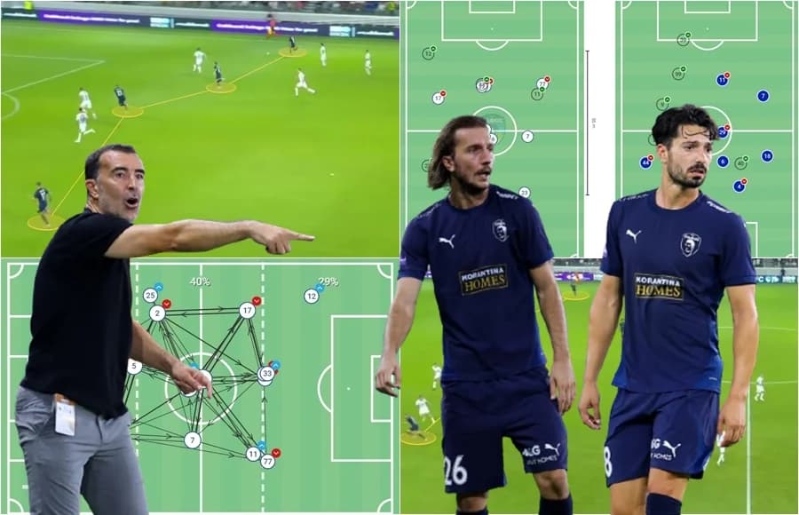 (ΜΟΝΑΔΙΚΗ ΑΝΑΛΥΣΗ) Πώς το 4-2-4 του Καρσέδο ισοπέδωσε την Ντιναμό Κιέβου