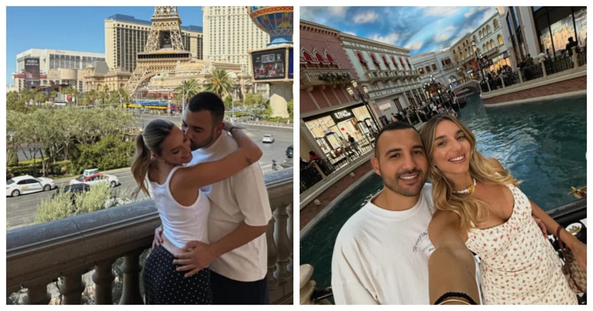Maria Porfiriou: Strahlende Flitterwochen in Las Vegas