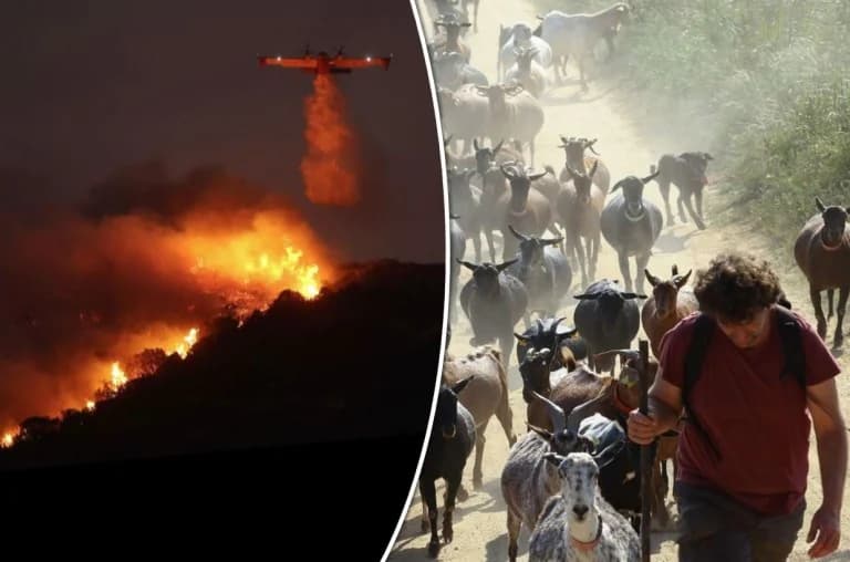 EU Uses Goats to Prevent Wildfires