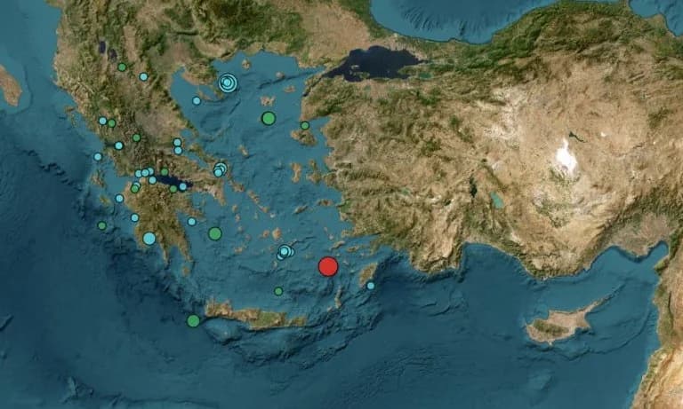 Earthquake of 4.7 Richter Scale in Nisyros