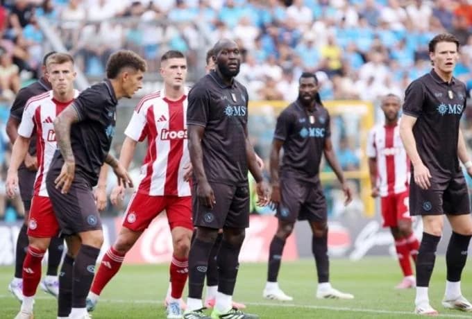 El Olympiacos Derrotado por el Napoli en Partido Amistoso