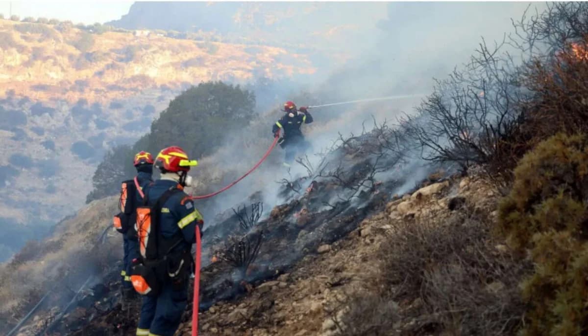 53-Year-Old Arrested in Rethymno for Inciting Crimes Related to Fires