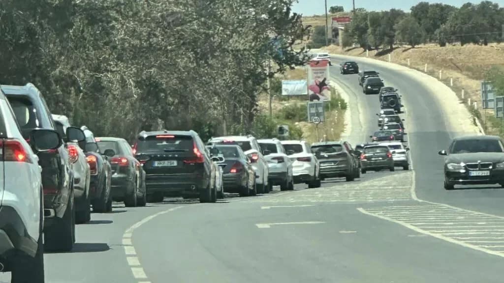 Increased Traffic on Troodos-Limassol Road