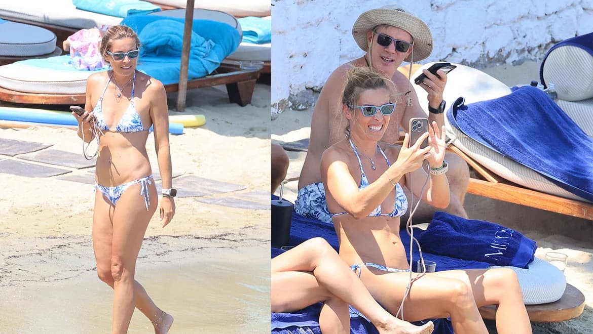 Marietta Chrousala & Leon Patitsas: Urlaub in Mykonos