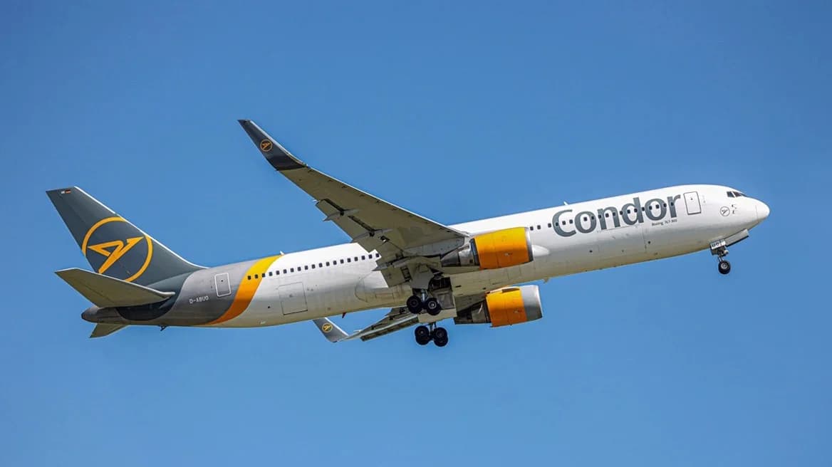 Triebwerksbrand auf Condor-Flug von Korfu nach Düsseldorf