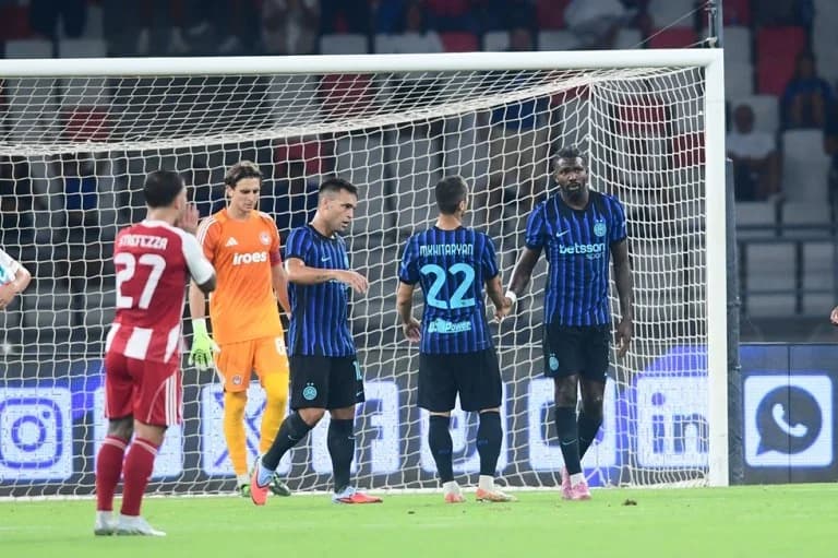Inter gegen Olympiacos: Kontroverse um das erste Tor von Inter (vids)