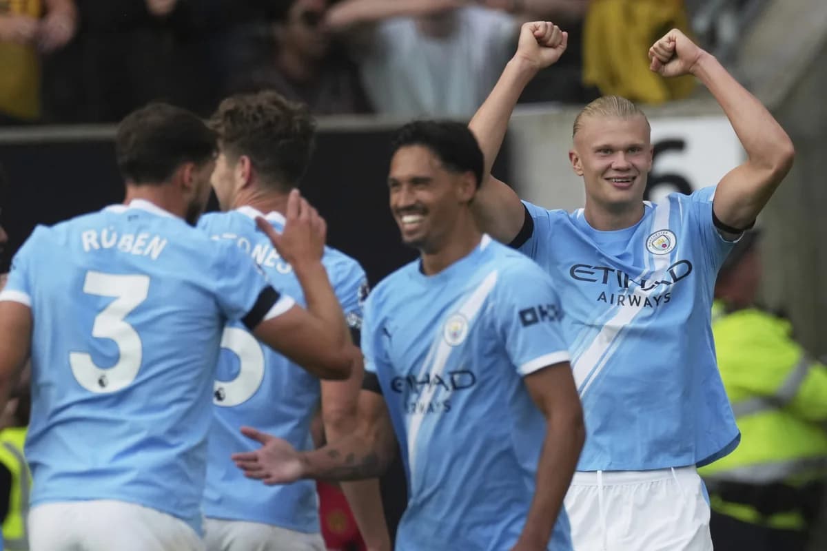 Manchester City demütigt Wolves mit 4:0-Sieg zum Premier-League-Auftakt