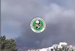 Large Fire in Tsada, Paphos – Ground and Air Forces Respond