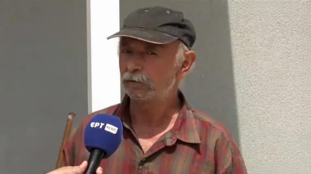 Evros: Dorfbewohner bauen Haus für von Feuer betroffenen Landwirt wieder auf