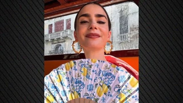 Lily Collins: Dreharbeiten zu "Emily in Paris" in Venedig
