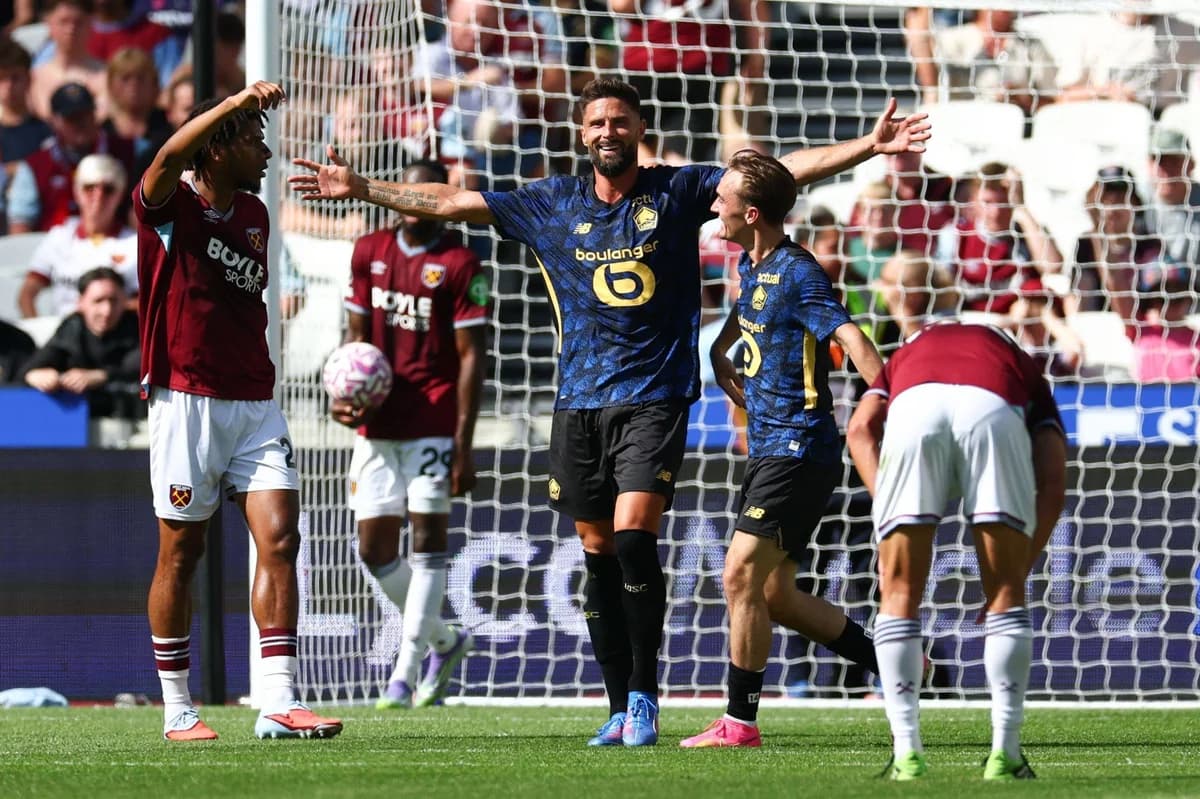 Giroud wird ältester Torschütze in der Geschichte von Lille