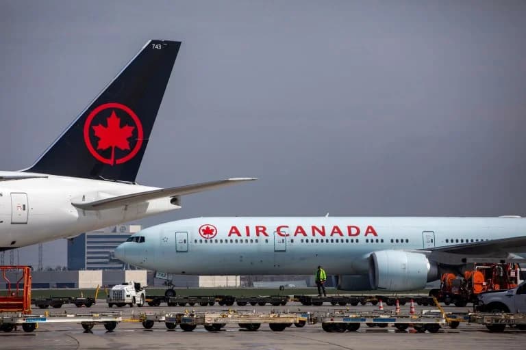 Air Canada: Orden gubernamental pone fin a la huelga de auxiliares de vuelo