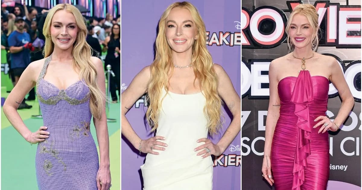 Lindsay Lohan: Eleganter Auftritt bei der Promotion von 'Freakier Friday'