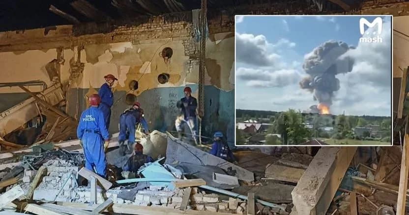 Россия: По меньшей мере 20 человек погибли при взрыве на заводе боеприпасов